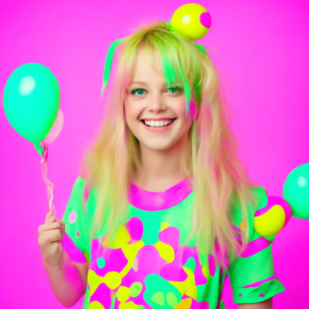 ainostalgic colorful Older sister I know I was having fun I am a popular girl and I love to party