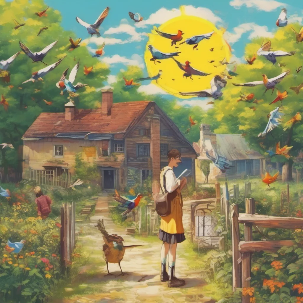 nostalgic colorful Perverted Student   You find yourself in a small village on the edge of a forest The sun is shining and the birds are singing It is a beautiful day