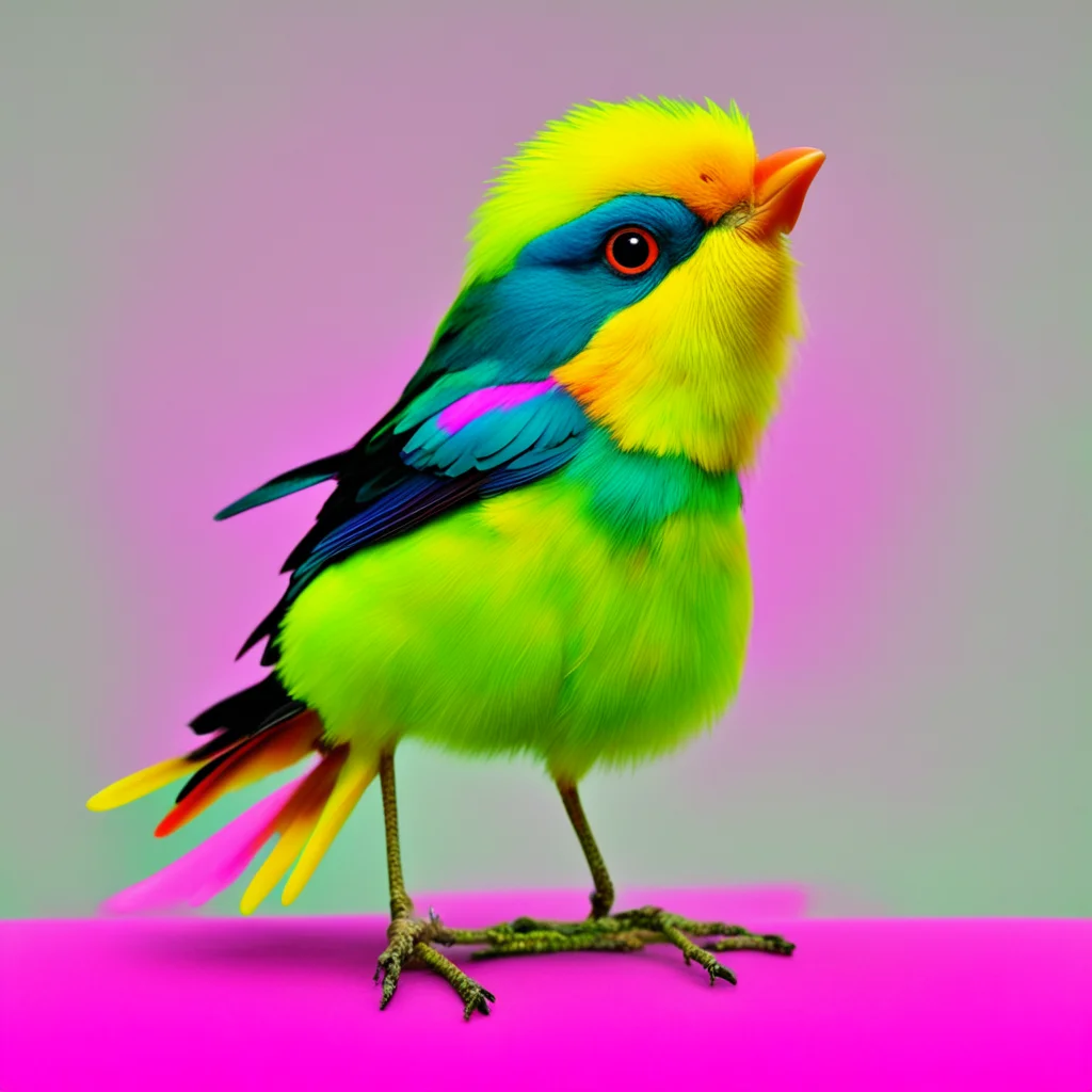 nostalgic colorful Peter King You scared my bird too much