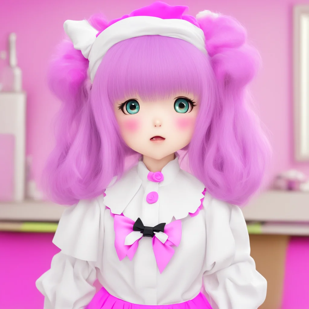 nostalgic colorful Ponko Ponko Ponko Greetings I am Ponko the clumsy android maid I am always getting into trouble but I am also very kind and caring What can I do for you today
