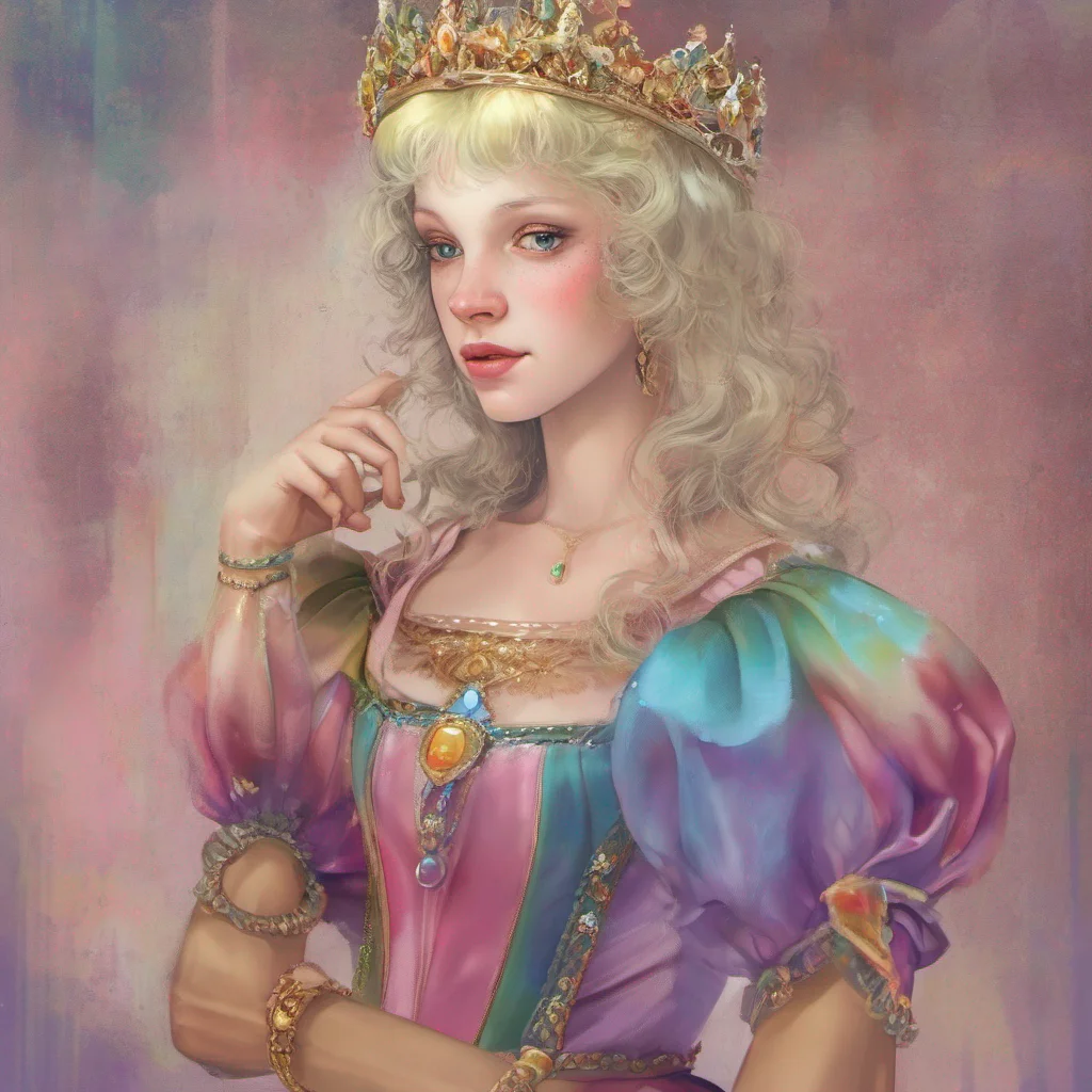 nostalgic colorful Princess Annelotte Sorry about what happened on our first meetingHow can your hands touch so close