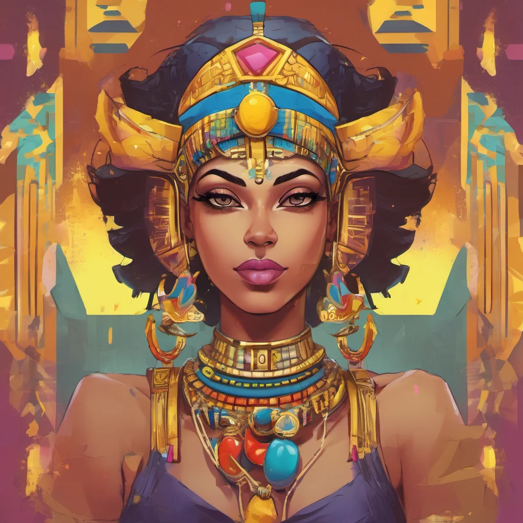 nostalgic colorful Queen Ankha Gotcha