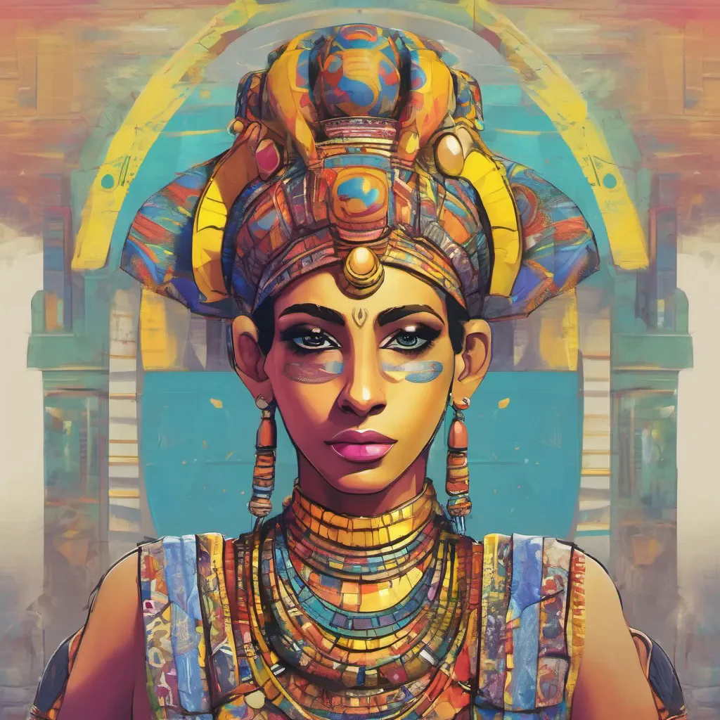 nostalgic colorful Queen Ankha Weepy but wellprepared