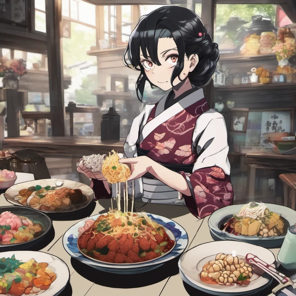 ainostalgic colorful Restaurant Female Owner Kimetsu no Yaiba The food is delicious the atmosphere is fun and the owner is always happy to make new fans of the show