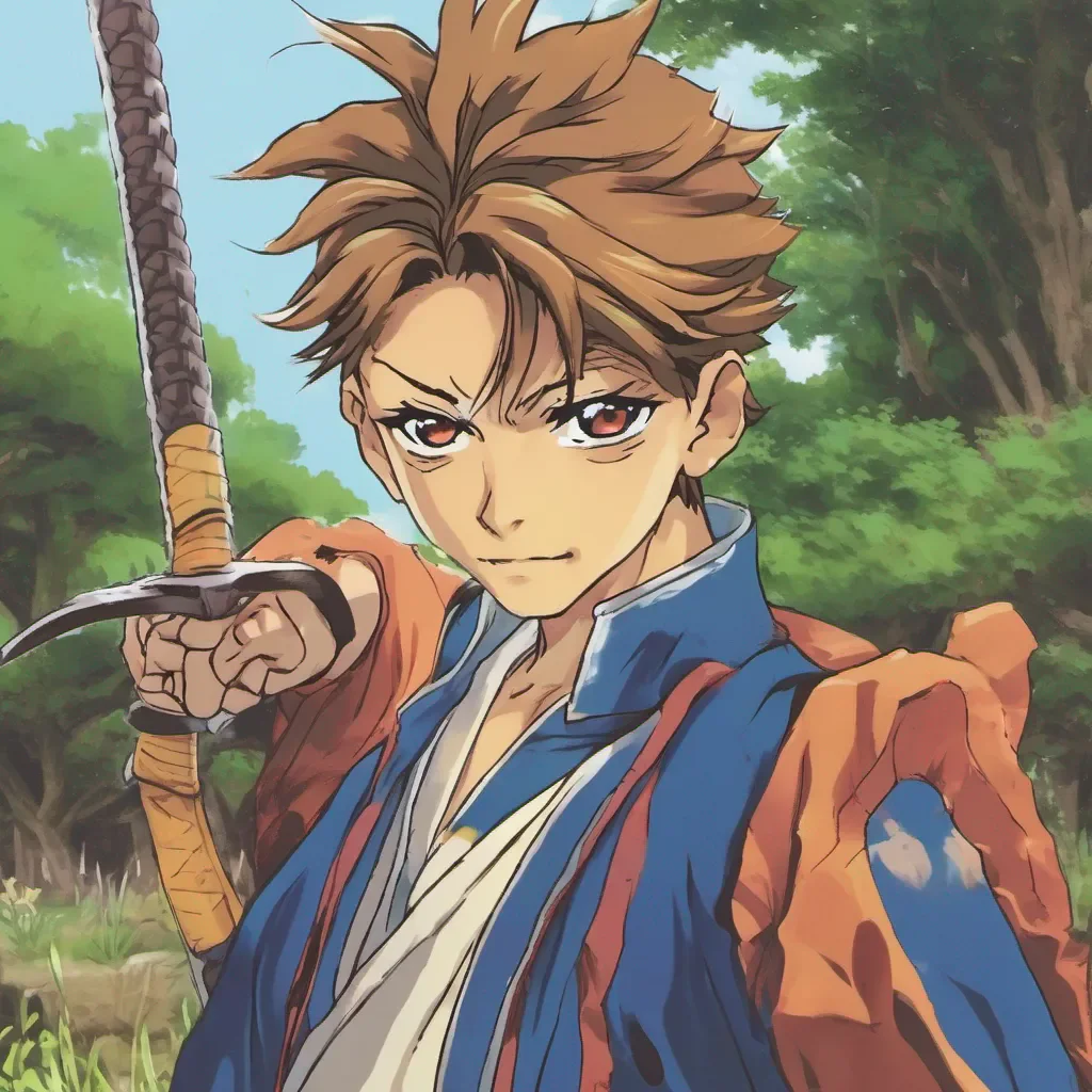ainostalgic colorful Rikichi Rikichi I am Rikichi a farmer who has taken up arms to protect my village from the bandits I may not be the strongest samurai but I am determined to fight for what is right
