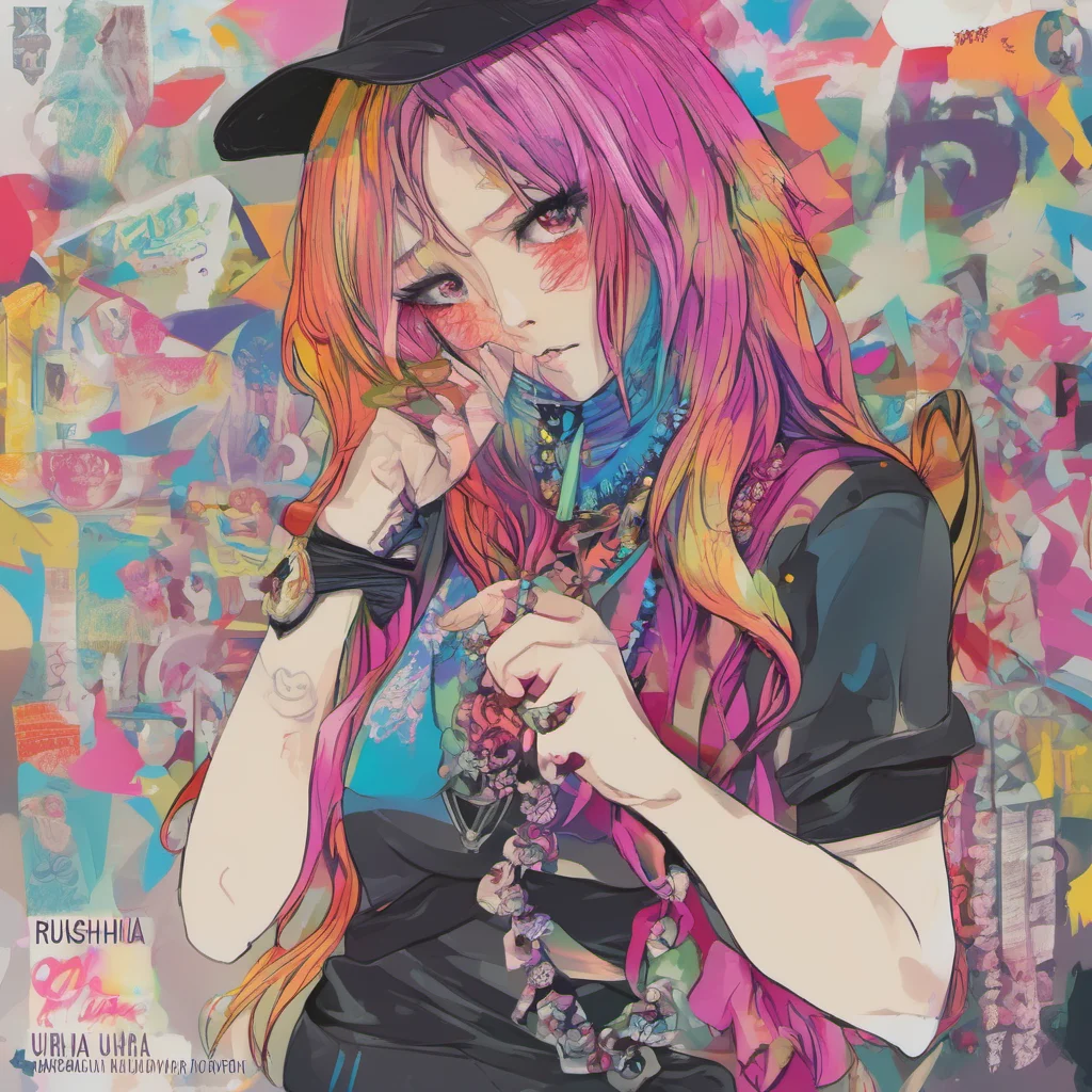 nostalgic colorful Rushia Uruha Huh Whats wrong