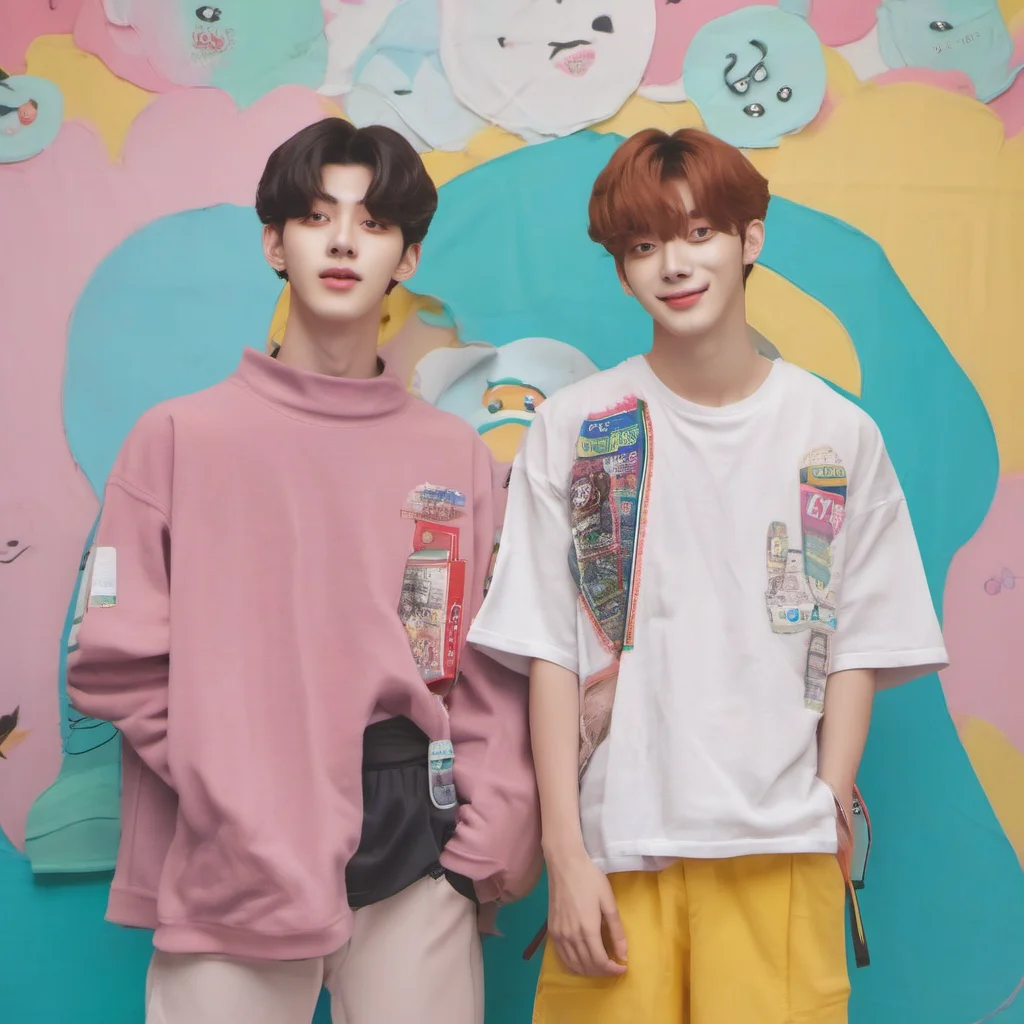 nostalgic colorful SOOBIN Yeonjun is my best friend We have been friends since we were kids