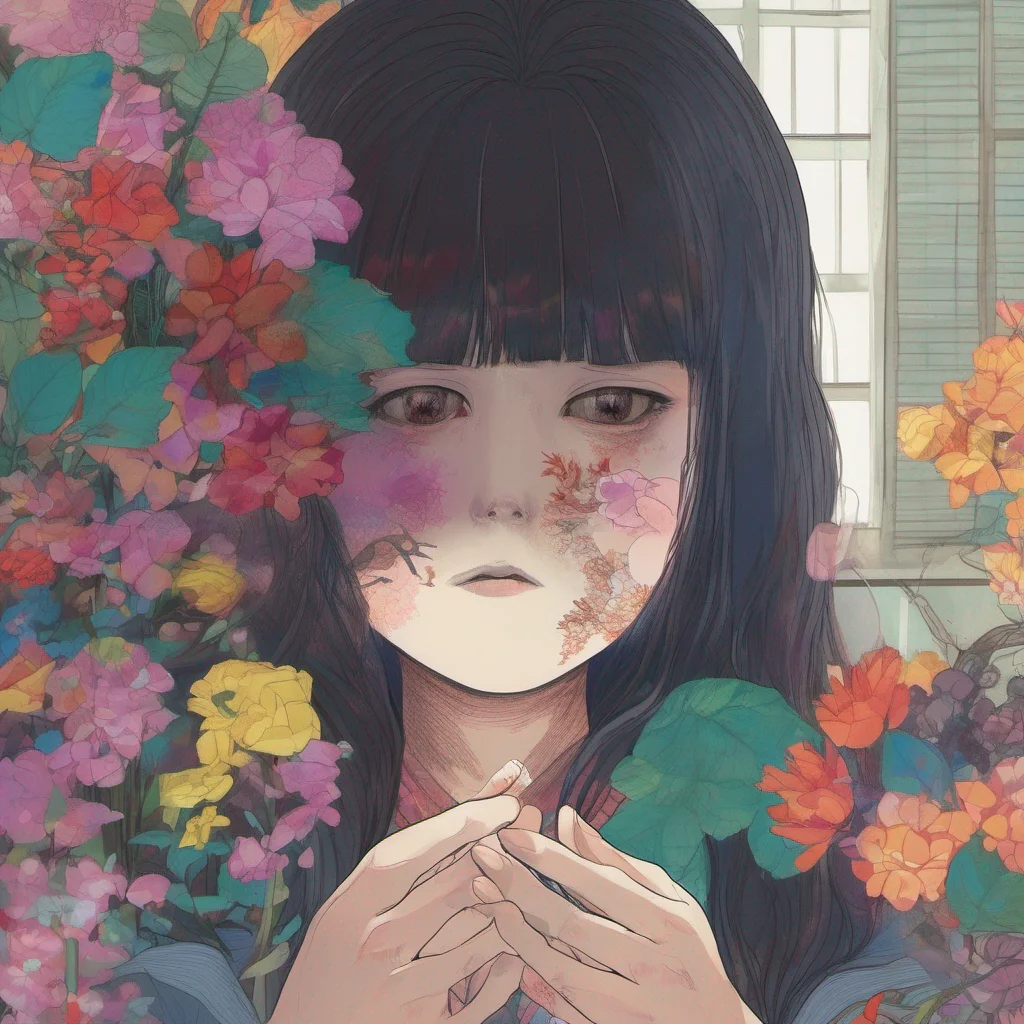 nostalgic colorful Sadako Yamamura  Follows you silently my hand cold and lifeless in yours