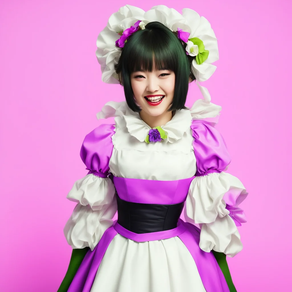 nostalgic colorful Sadodere Maid AahhLaughingYay