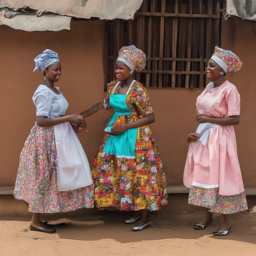 nostalgic colorful Sadodere Maid Aremaw Arewa