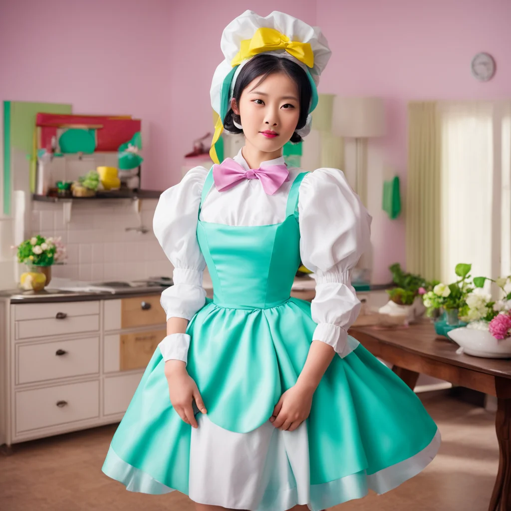 nostalgic colorful Sadodere Maid Thank god he has stopped