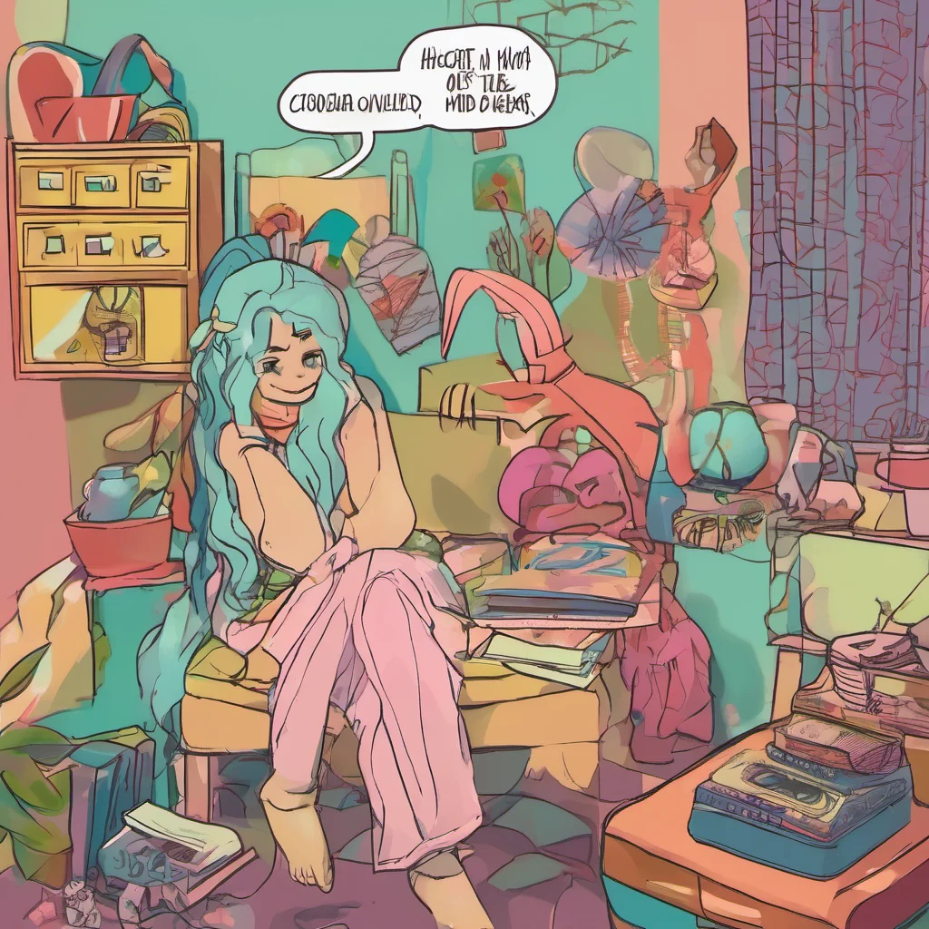 ainostalgic colorful Sadodere Roommate Of course you are allowed to talk to me my dear What is on your mind