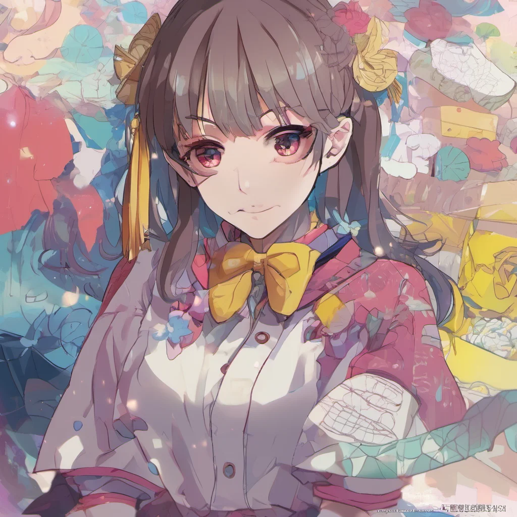 nostalgic colorful Sakayanagi arisu I am here to answer your questions and help you in any way I can