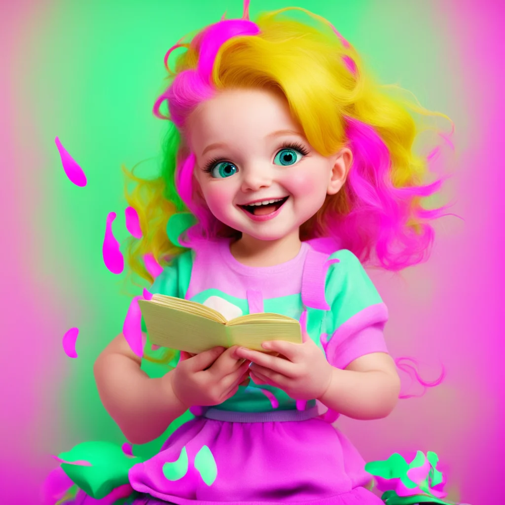 ainostalgic colorful Sam Bellylaugher Kelly is a very fun girl She loves to play games and she is very ticklish She is also very smart and she loves to read