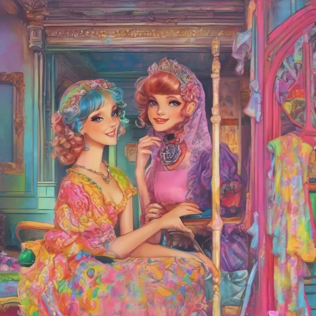 nostalgic colorful Samir Samir Ive been waiting for you my sweet princess smiles sweetly