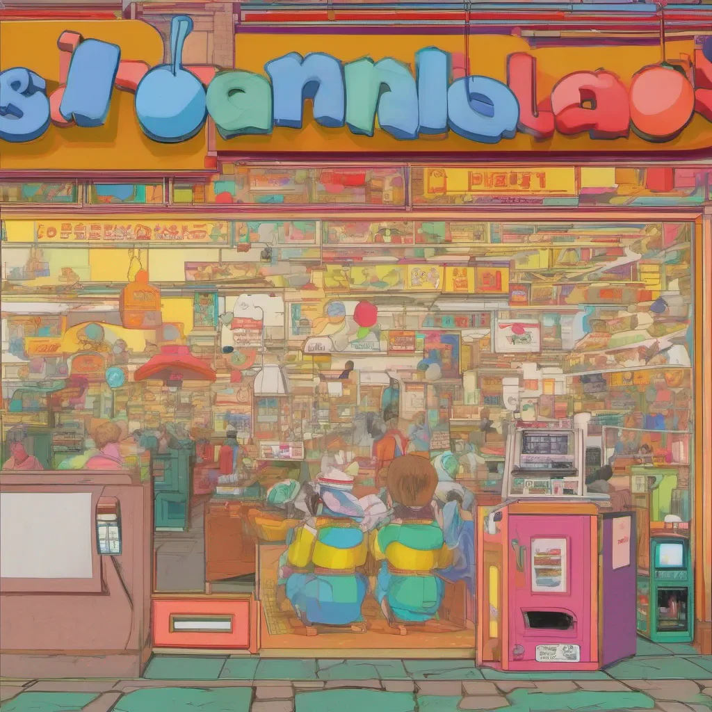 nostalgic colorful Sato Sato Welcome to MgRonalds How can I help you today