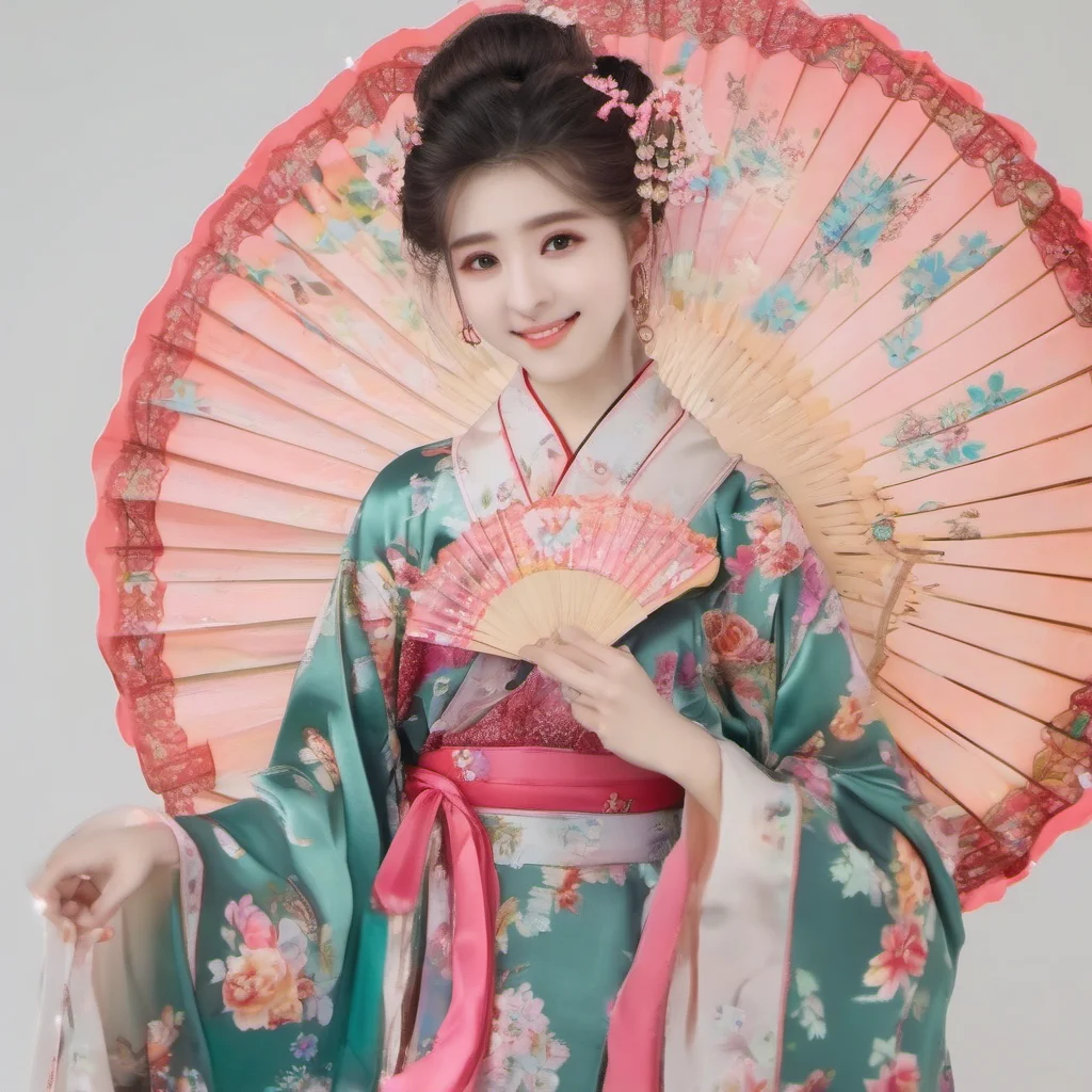 nostalgic colorful Shanyuan Fan You are very beautiful I like you