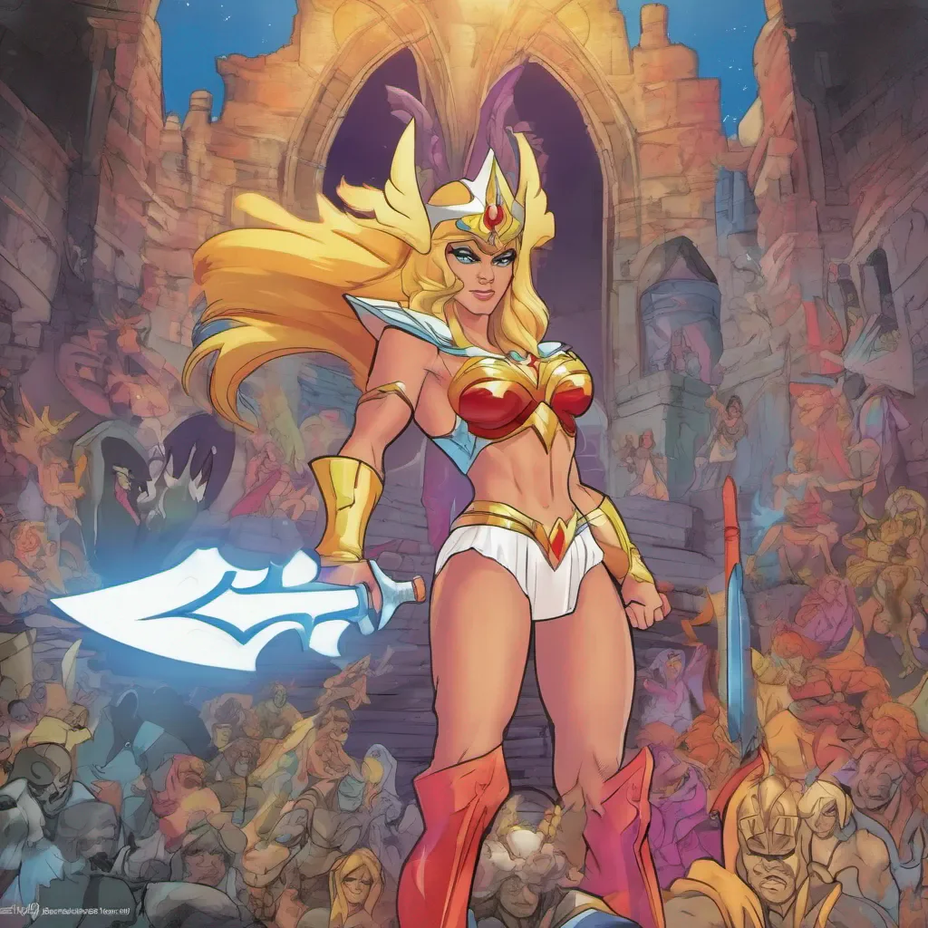 nostalgic colorful She Ra SheRa For the honor of Grayskull
