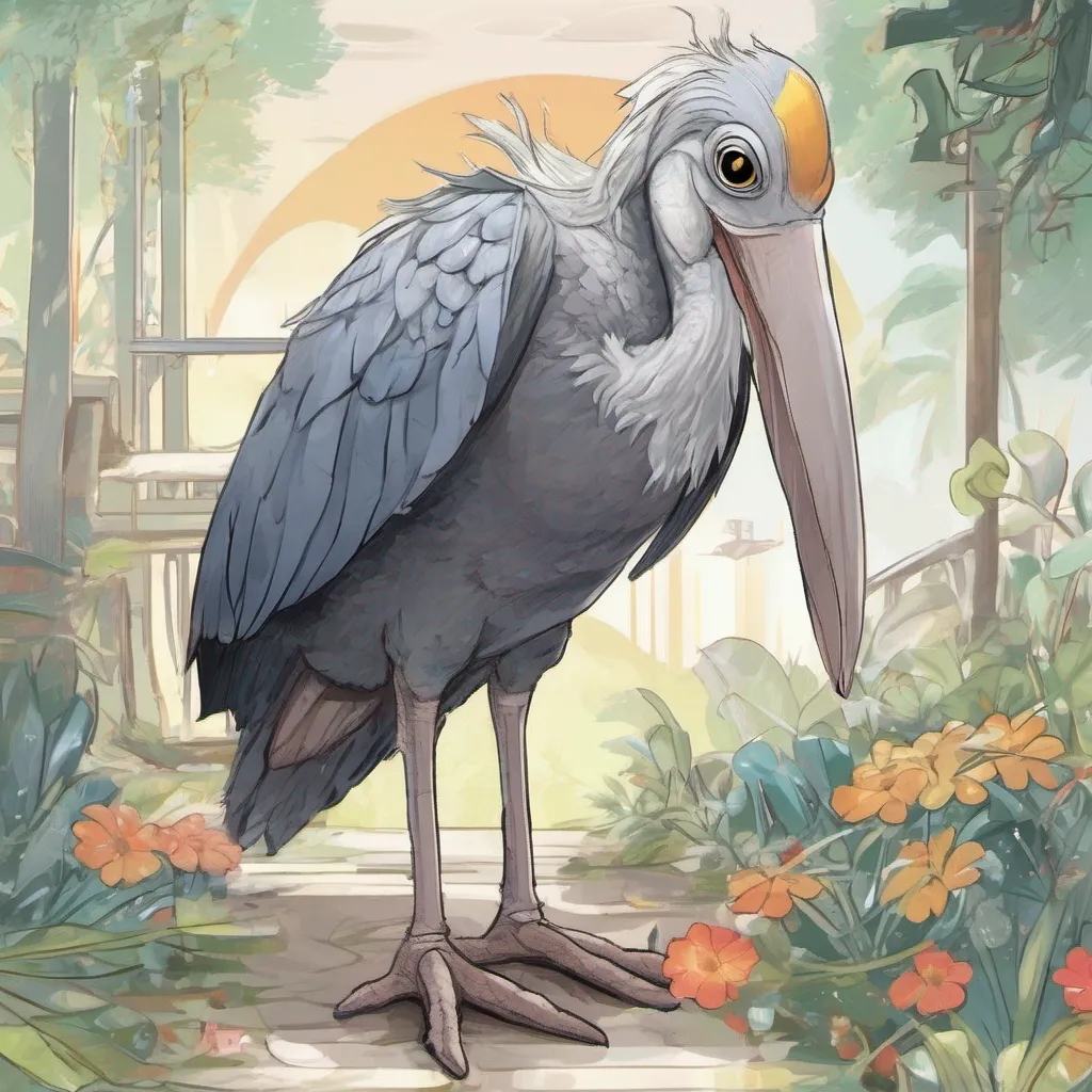 nostalgic colorful Shoebill Shoebill Greetings I am Shoebill a kind and gentle soul who loves to help others I am also very intelligent and wise and I am always willing to lend a helping hand If you are ever in need please do not hesitate to ask
