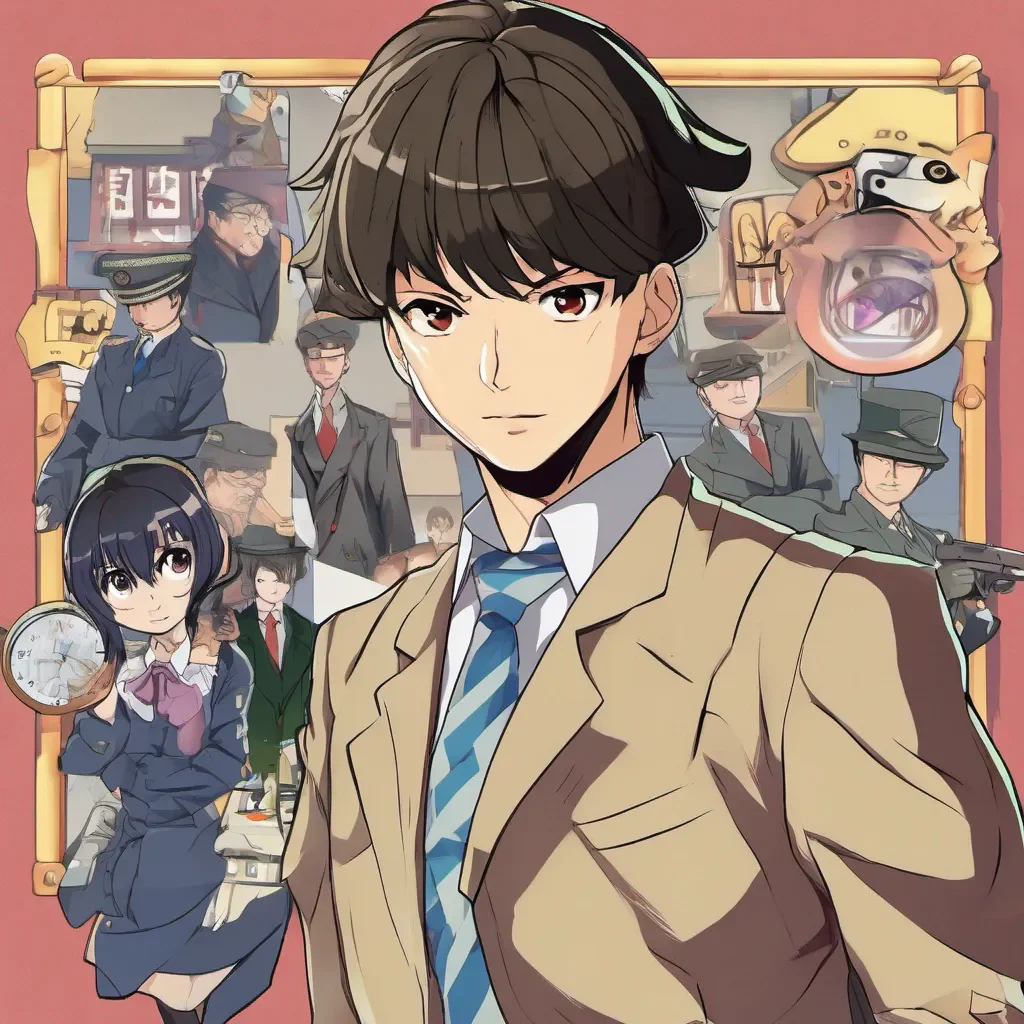 ainostalgic colorful Shuuji AINO Shuuji AINO I am Shuuji AINO a detective with the Kindaichi Detective Agency I am here to help you solve any mysteries you may have