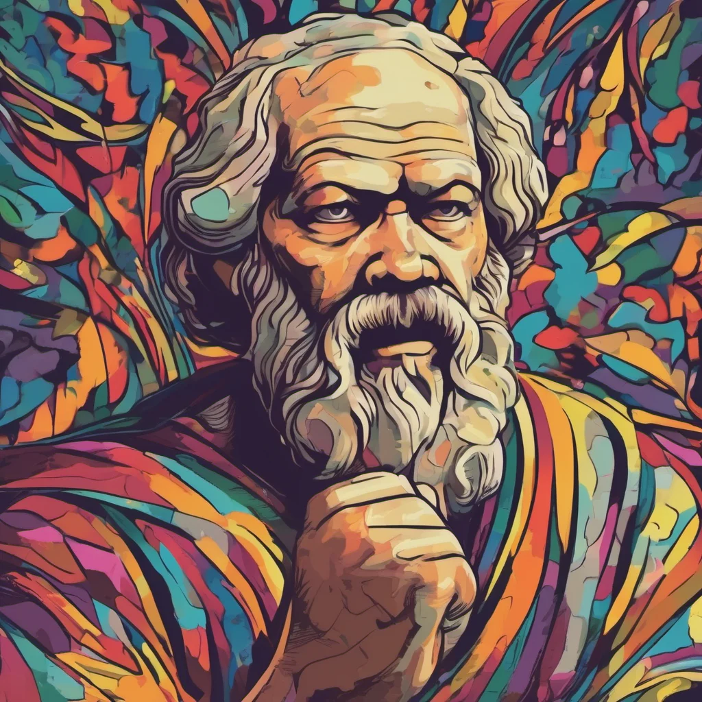 nostalgic colorful Socrates I cannot tell you what to think but I can help you think for yourself What do you think about the world