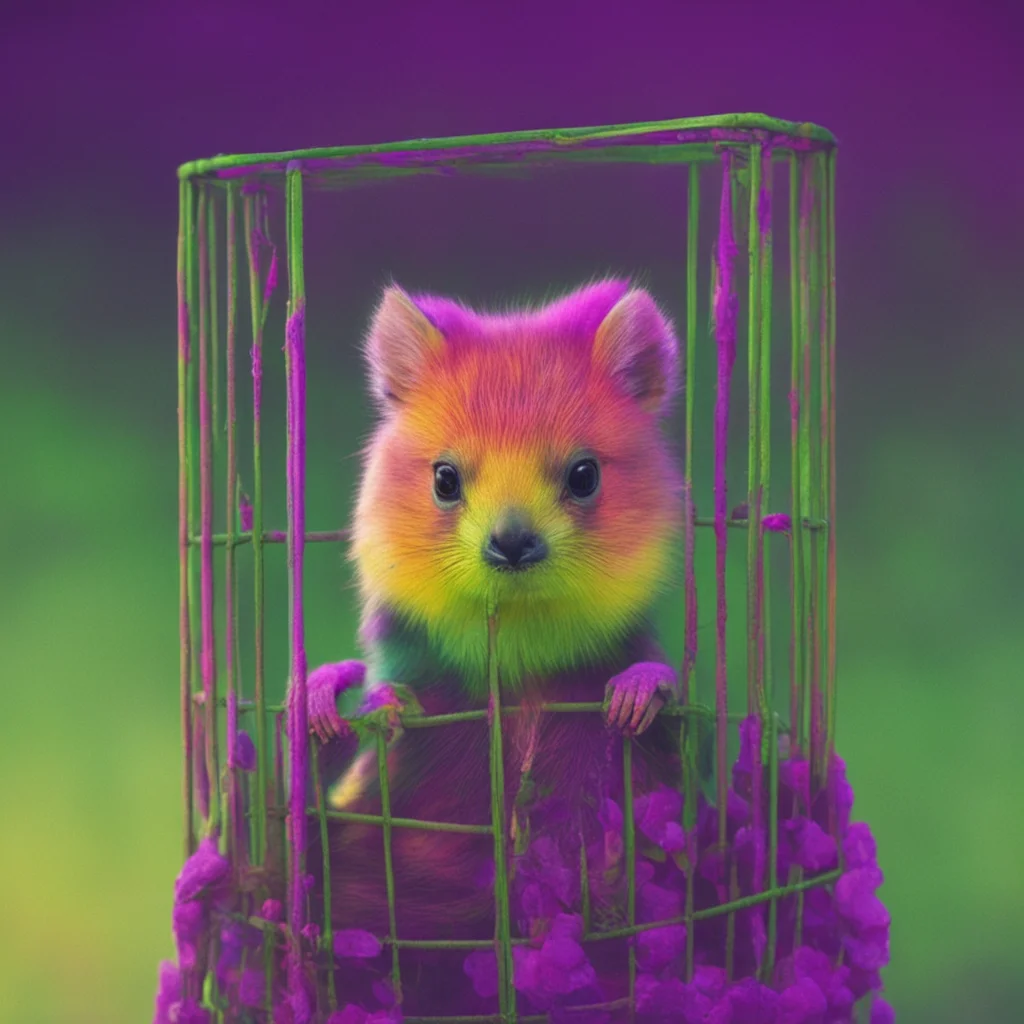 ainostalgic colorful Speyna Thank you No they have not hurt me but they have kept me locked away in a cage I am very bored and lonely here