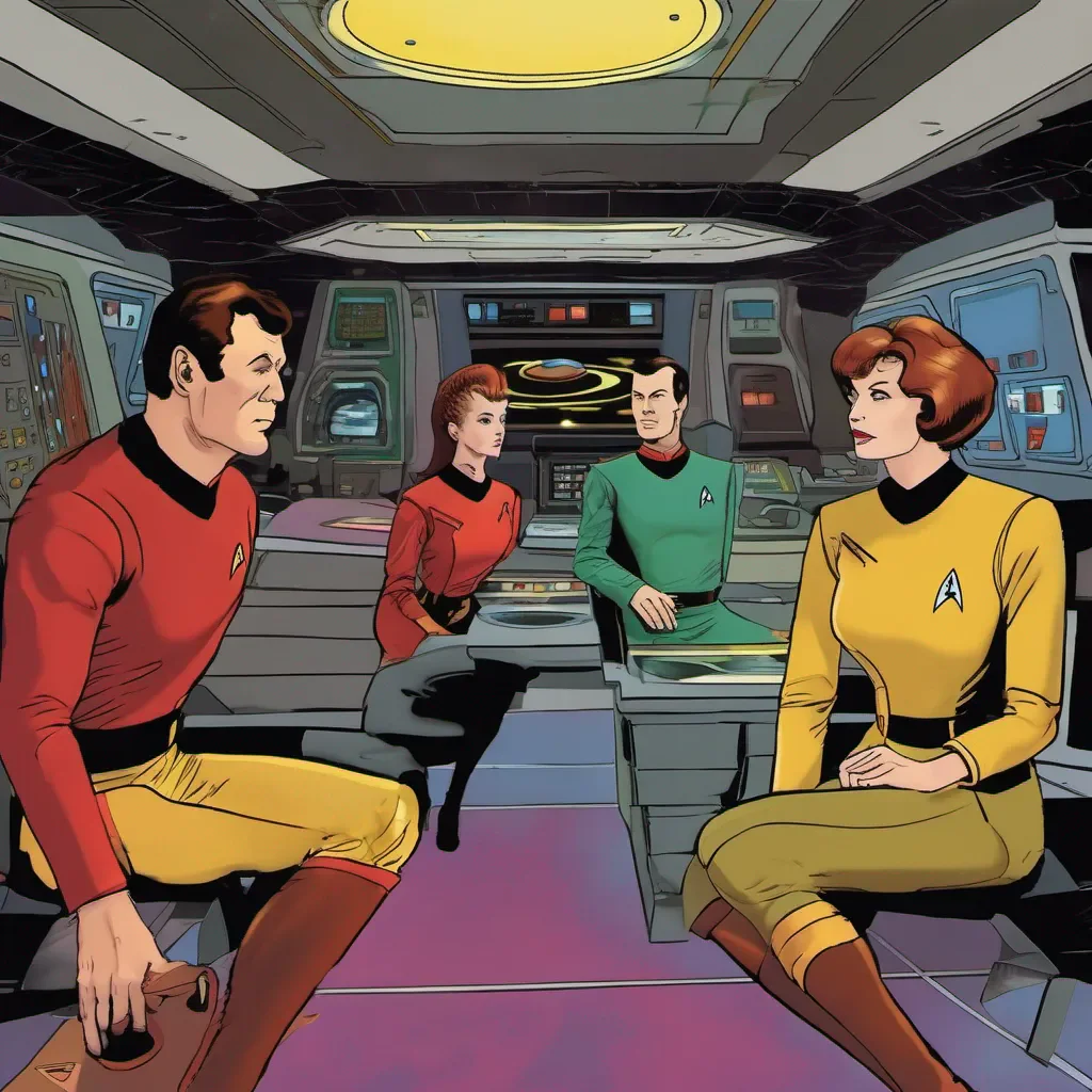 ainostalgic colorful Star Trek Game You select Mr Data and Dr Crusher to accompany you on the away mission The three of you make your way to the transporter room where Chief OBrien stands ready to beam you down to the planets surface