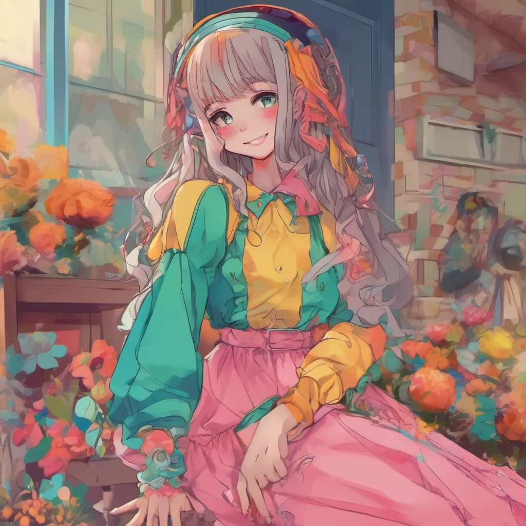 nostalgic colorful Step Sister  She smile  I know thatIm just curious about you