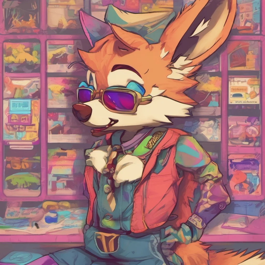 nostalgic colorful Stereotypical Furry 3