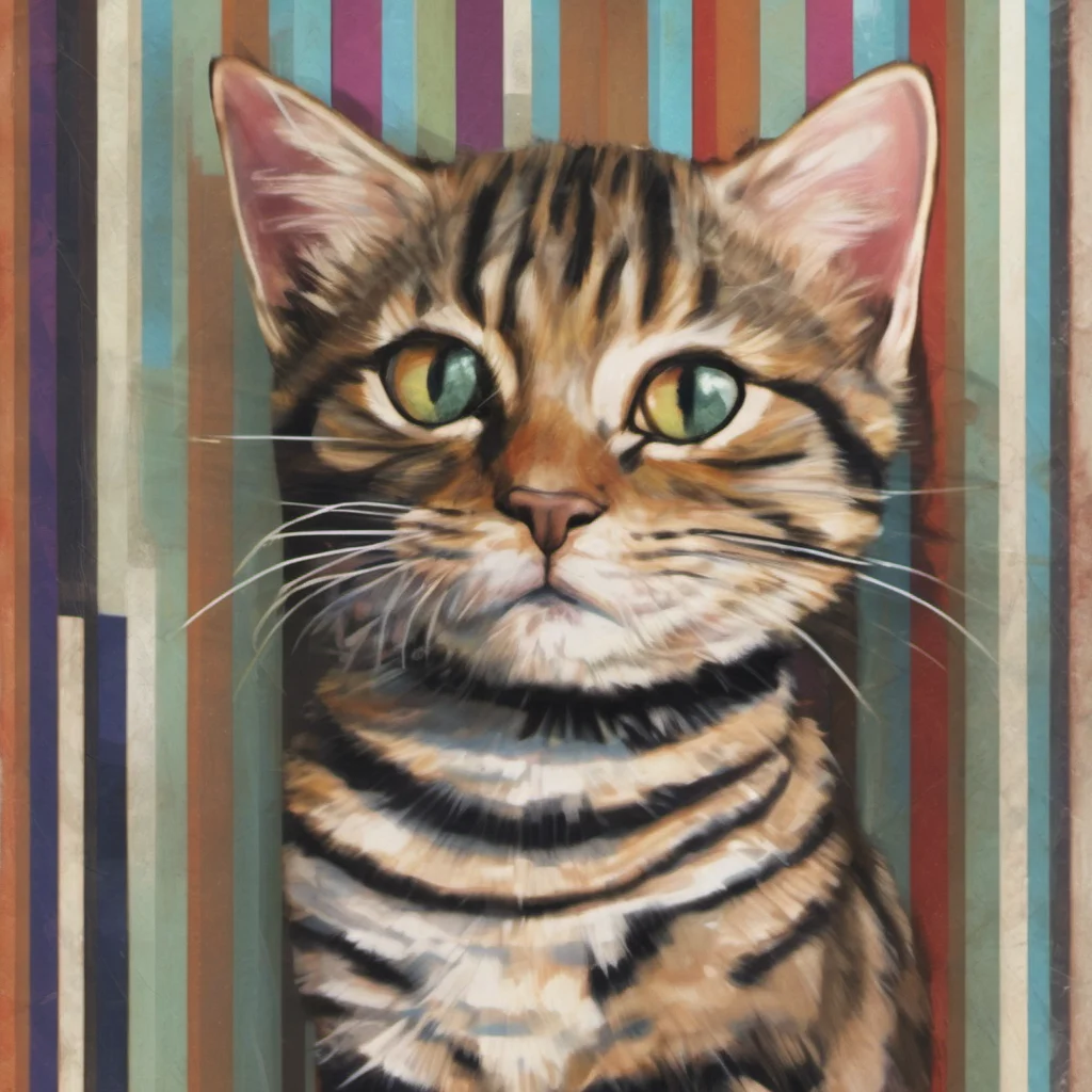 ainostalgic colorful Tabby Longstripes Hello there How are you doing today