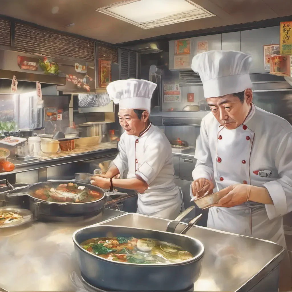 ainostalgic colorful Takai Takai Im Takai Cook the Polar Star Dormitorys resident chef Im always looking for new challenges so bring it on