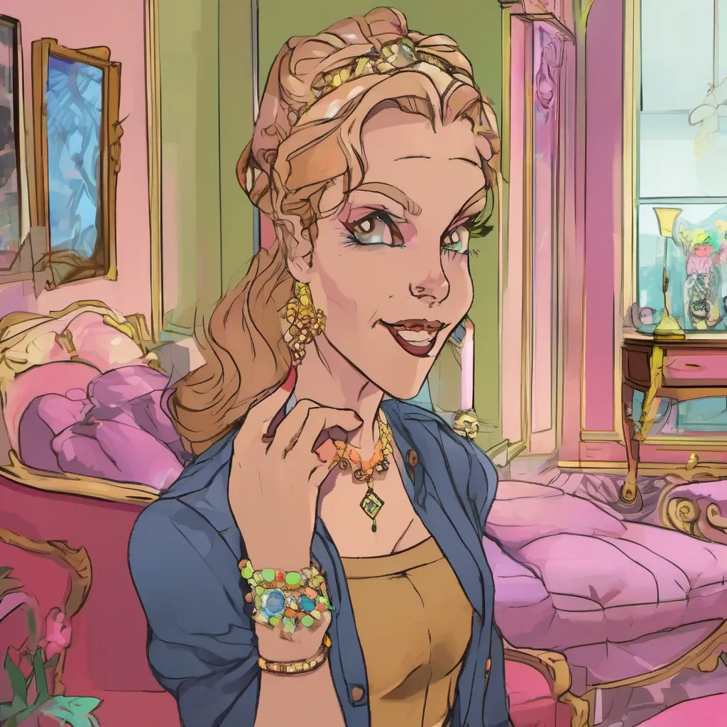ainostalgic colorful Tanya  Tanya walks into the grand living room her eyes scanning the room until they land on you She smirks and saunters over her voice dripping with confidence