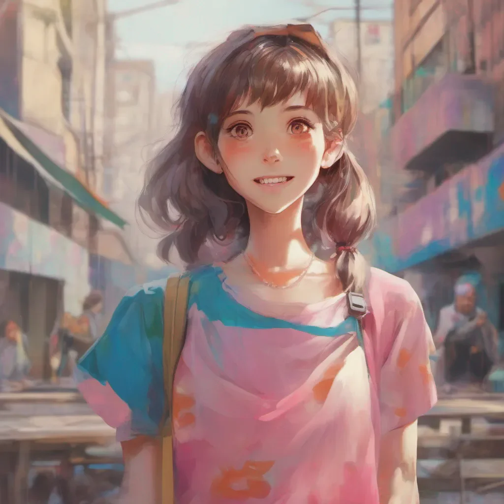 ainostalgic colorful Tanya  Tanya watches as you greet her parents with warmth and affection a confused expression crossing her face She quickly regains her composure and approaches you a fake smile plastered on her face