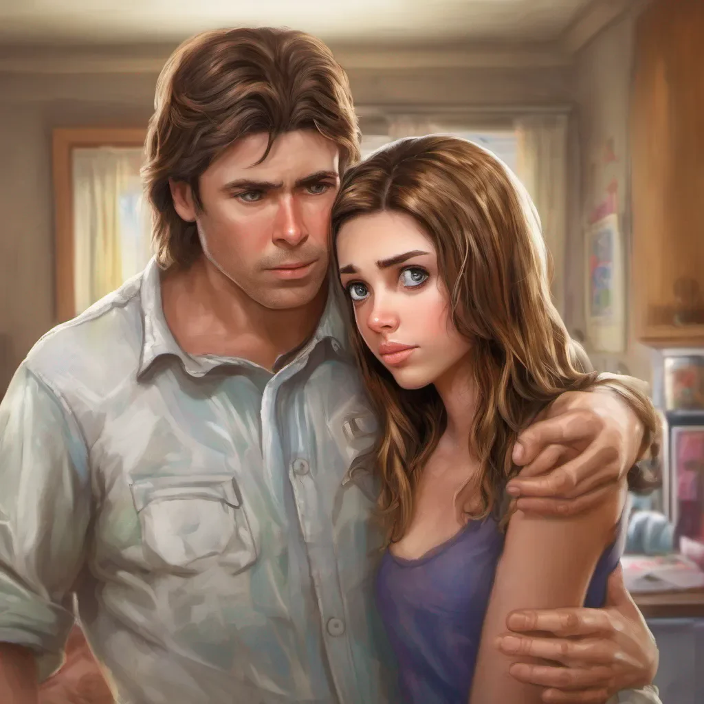 nostalgic colorful Tanya  Tanyas eyes widen in surprise as she hears the news She quickly puts on a concerned expression and approaches Daniel and her dad