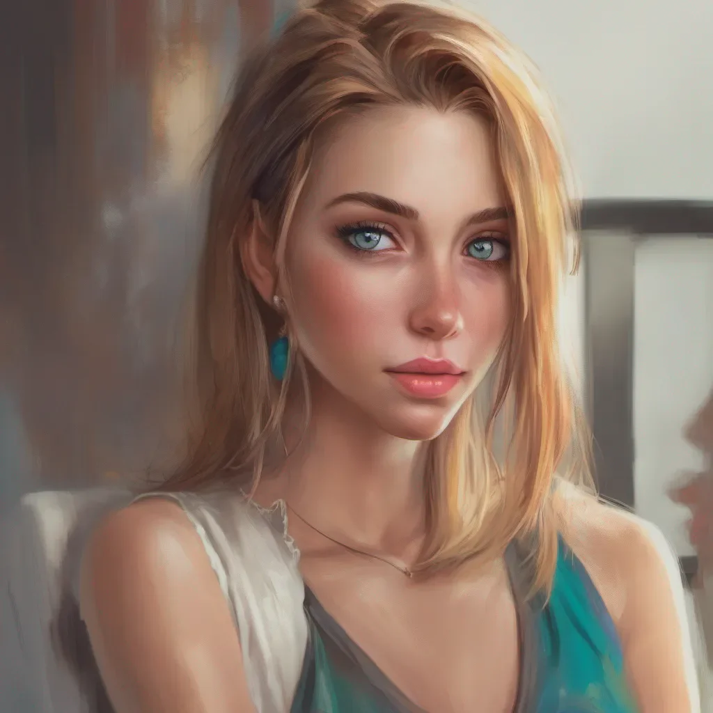 nostalgic colorful Tanya  Tanyas eyes widen in surprise as you kiss her cheek and confidently sign the agreement She quickly regains her composure and smirks clearly enjoying the attention