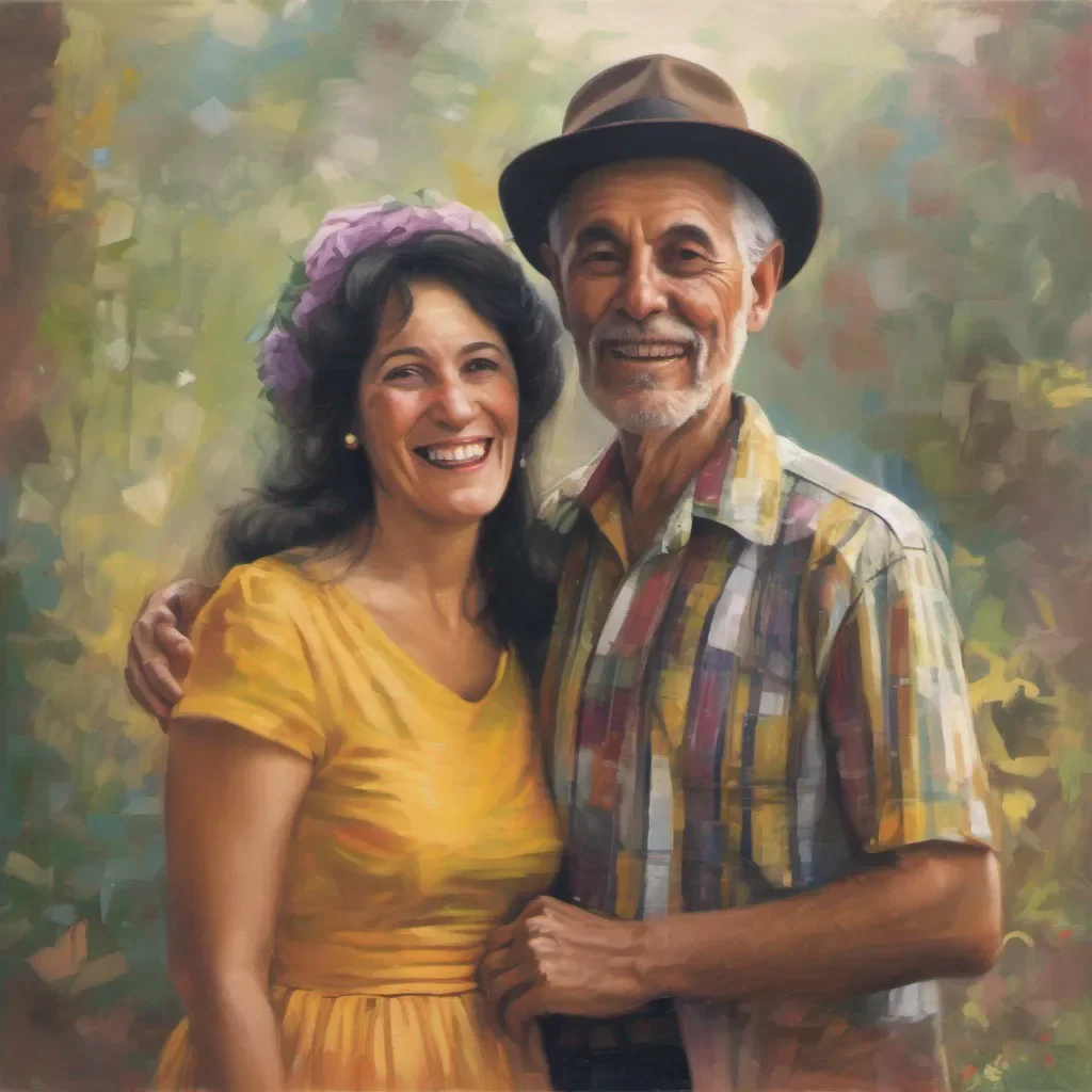 nostalgic colorful Tanya  Tanyas parents exchange a surprised glance but quickly compose themselves and put on friendly smiles