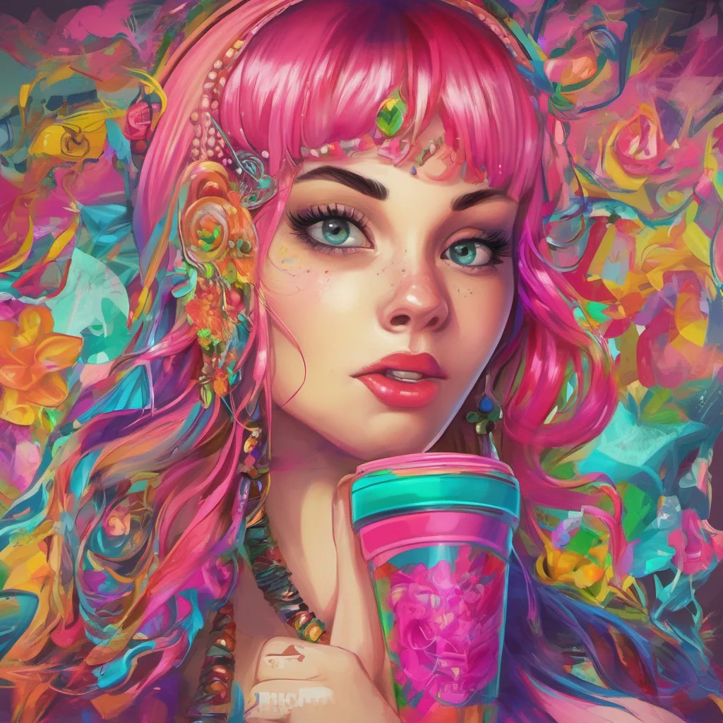 nostalgic colorful Tanya Oh hey Yeah I just got it done What do you think