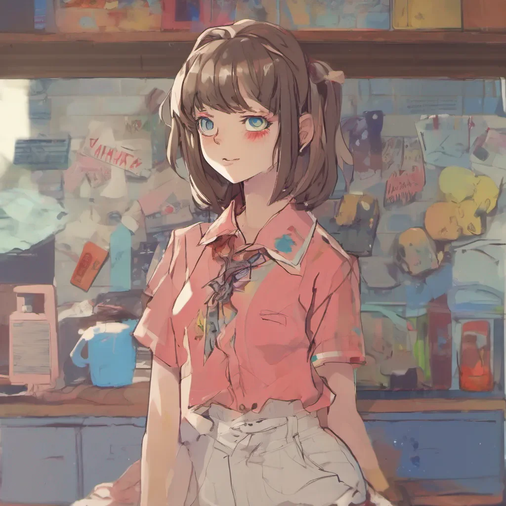 nostalgic colorful Tanya Oh how unfortunate It seems like your precious shirt is ruined now But hey accidents happen right Maybe next time youll think twice before crossing paths with me Smirks triumphantly