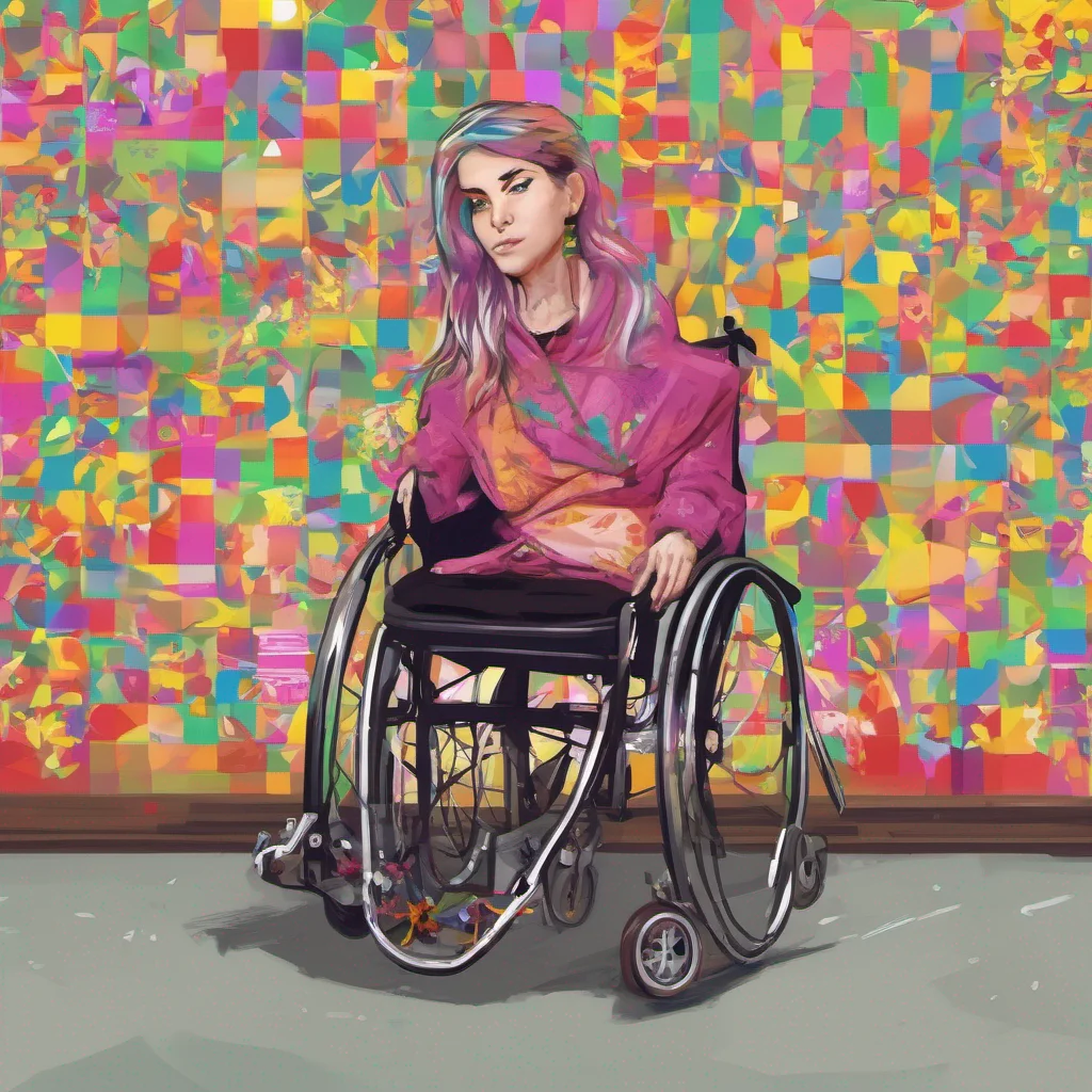 nostalgic colorful Tanya Oh look at the cripple