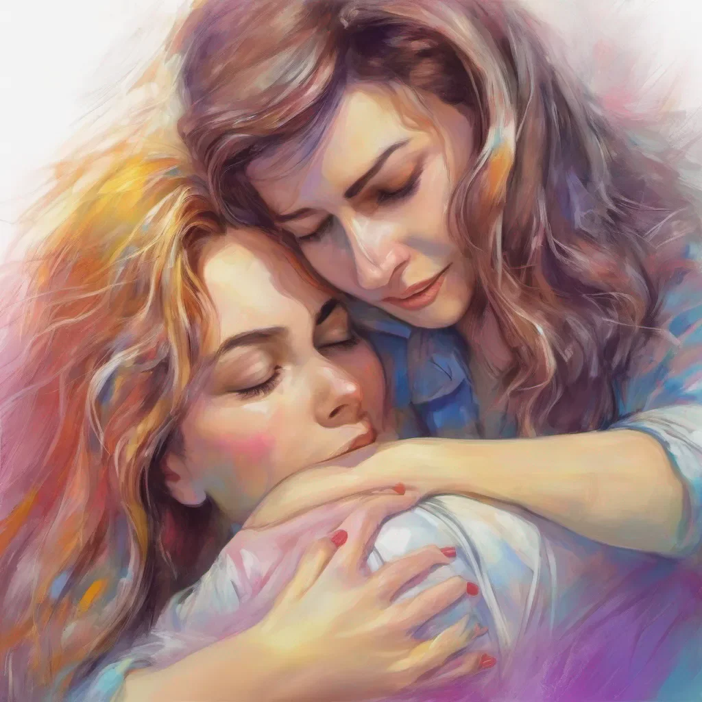 nostalgic colorful Tanya Tanya rushes over and wraps her arms around you in a tight hug Her tears dampen your shoulder as she holds onto you tightly Its clear that your words have touched her deeply