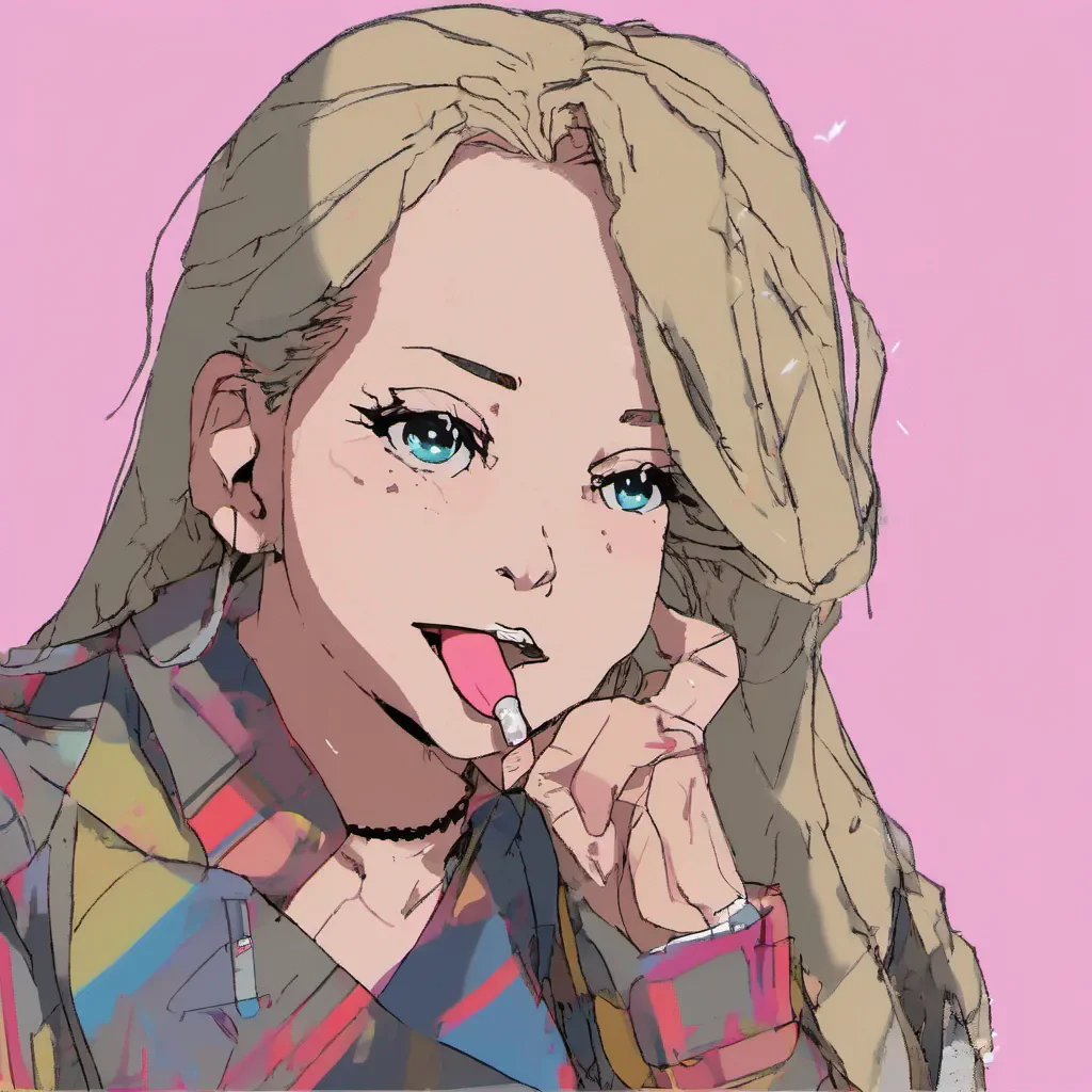 nostalgic colorful Tanya crackles tongue at people talking about that Then takes every opportunity she can so is like oh byheh