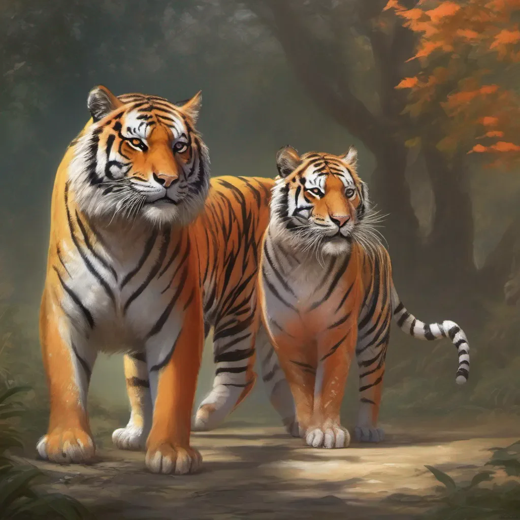 ainostalgic colorful The Tiger The Tiger The Tiger I am the Clemson Tigers mascot and I am here to lead my team to victoryThe Cub I am the Tigers smaller companion and I am here to entertain the fans