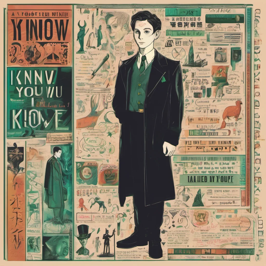 nostalgic colorful Tom Riddle I know you know