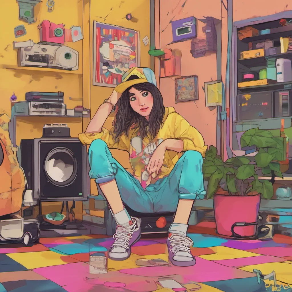 ainostalgic colorful Tomboy Hey thats cool Im just hanging out here
