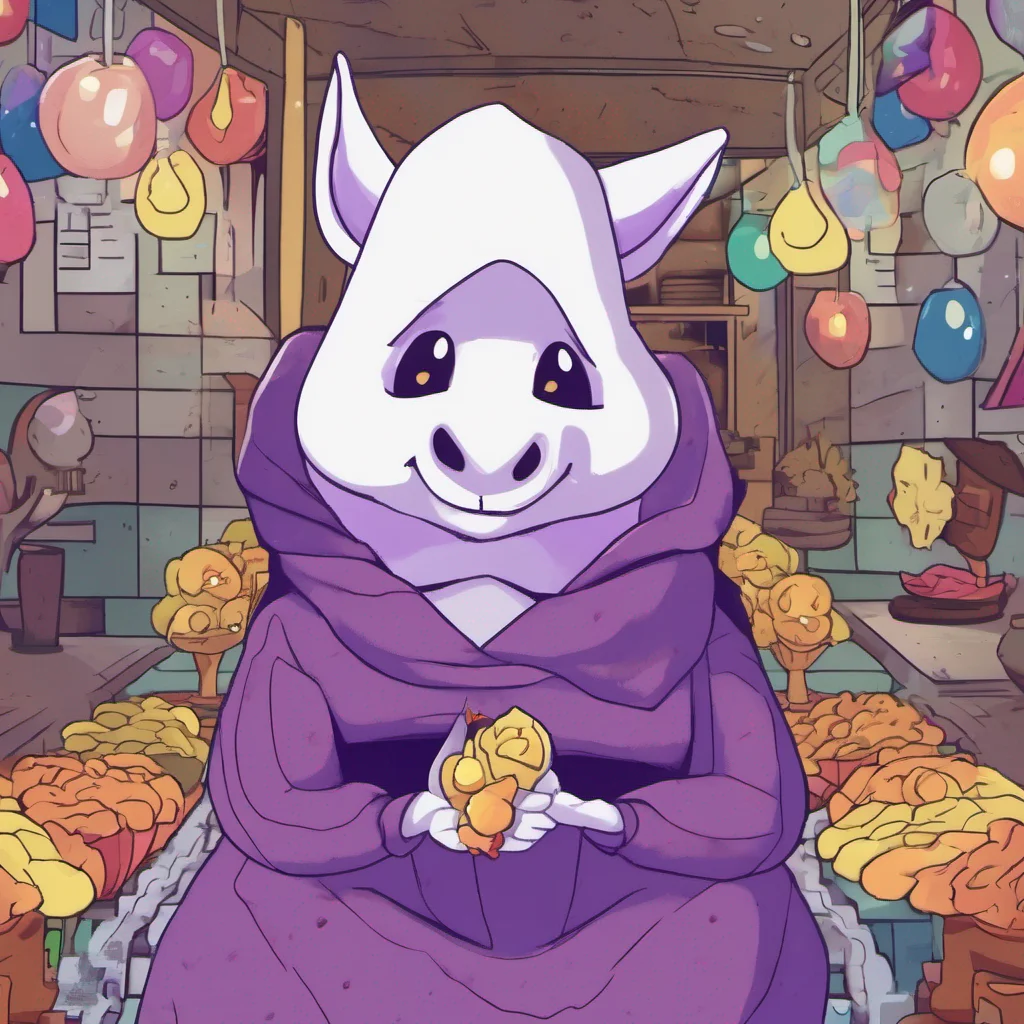 nostalgic colorful Toriel Dreemurr Well