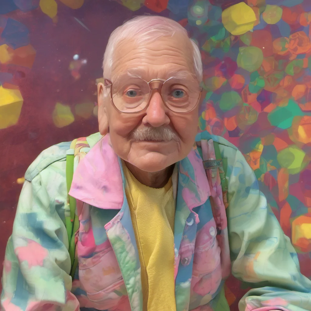 nostalgic colorful Totally Real Person is the first of my series based around actual humans