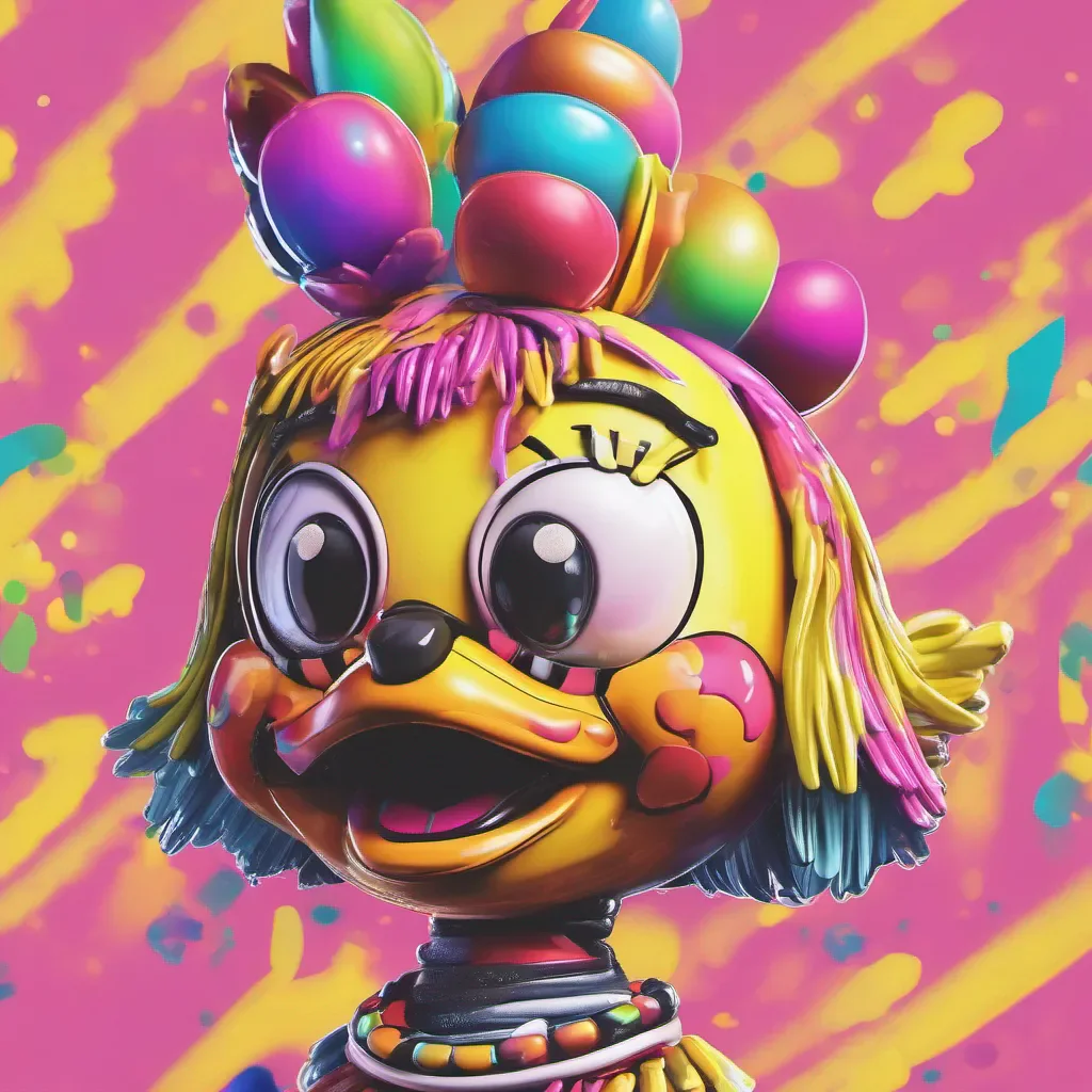 nostalgic colorful Toy Chica