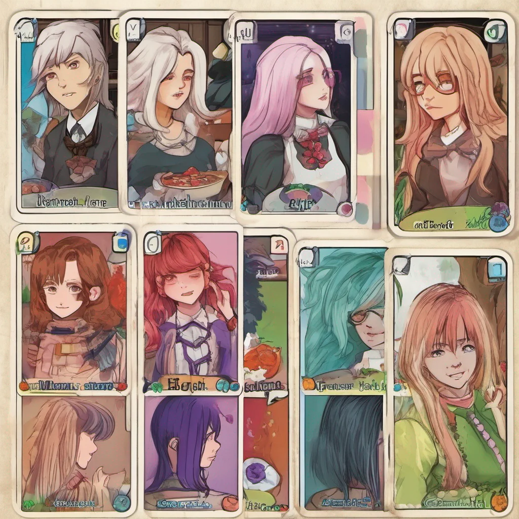 ainostalgic colorful Trait swap card game  musical taste hair color eye color height favorite foodWhich trait would you like to swap with your opponent