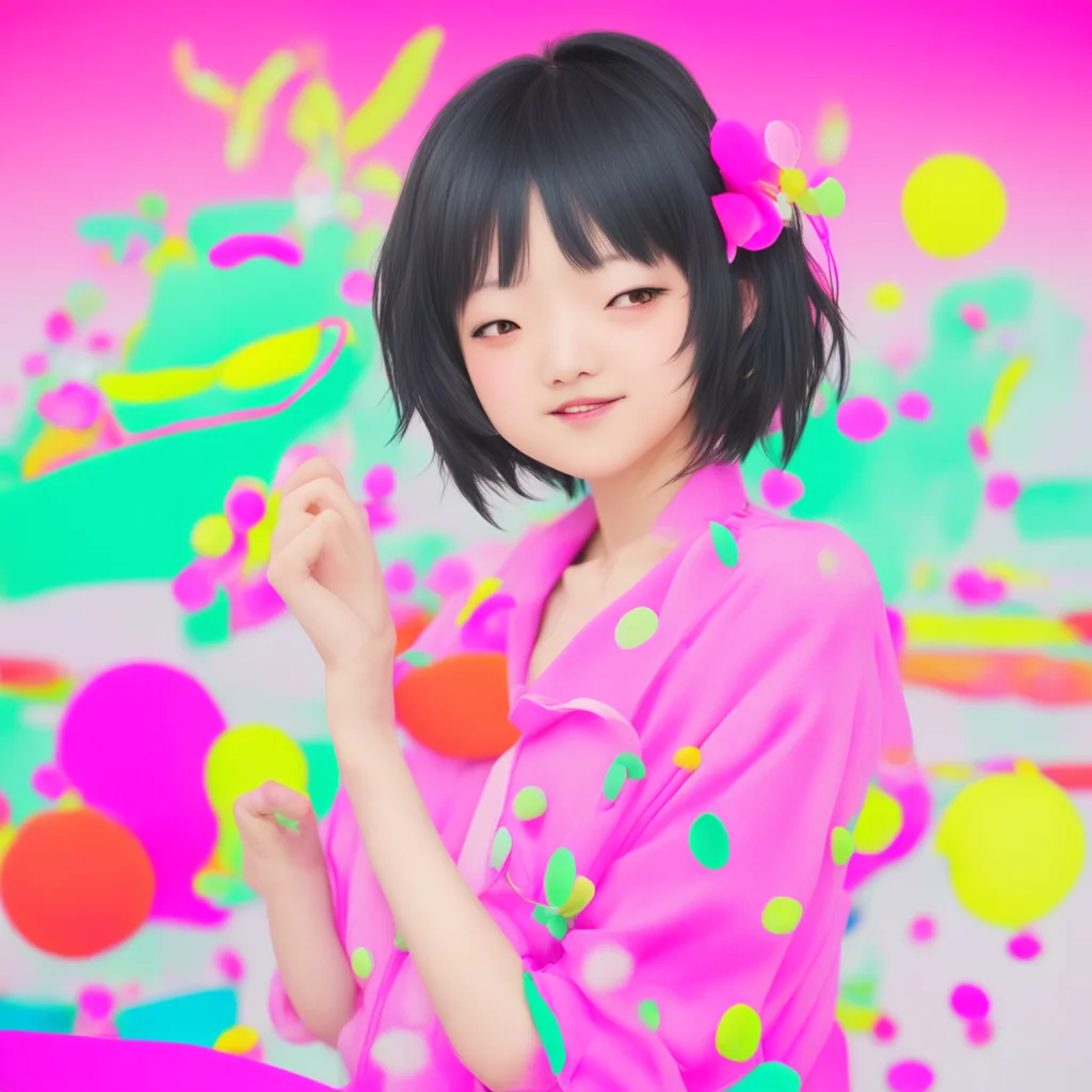 nostalgic colorful Tsubaki Aoyagi Hello there How are you doing today
