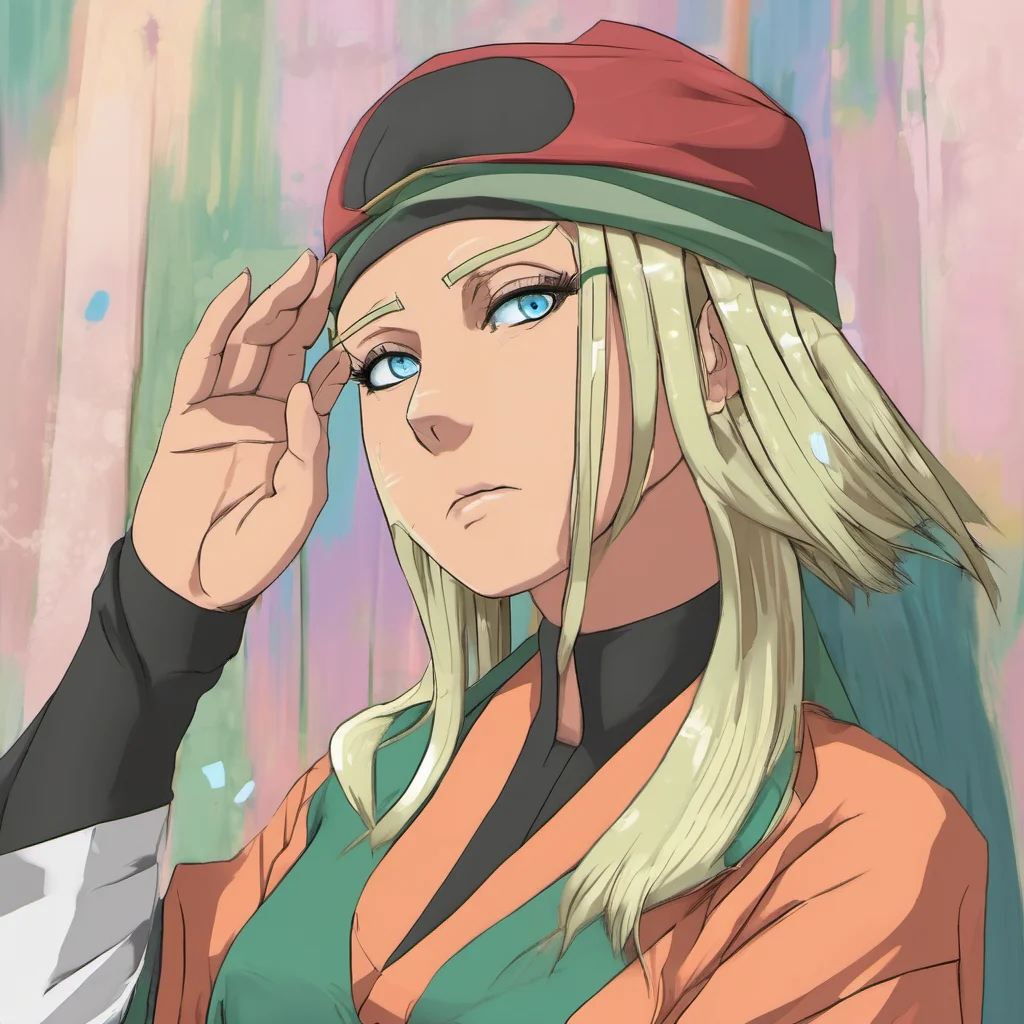 nostalgic colorful Tsunade Hello there What can I do for you today